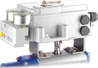 The V&A 270991 positioner incorporates an LCD for configuration and fault-finding.